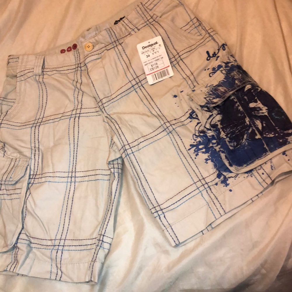 Plaid Men Shorts